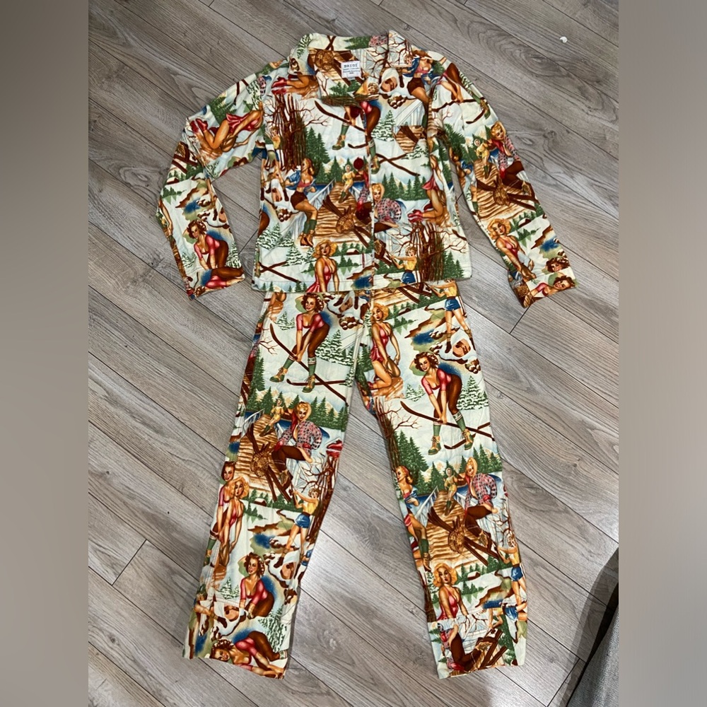 Colorful Printed Women's Pants & Jumpsuit Set